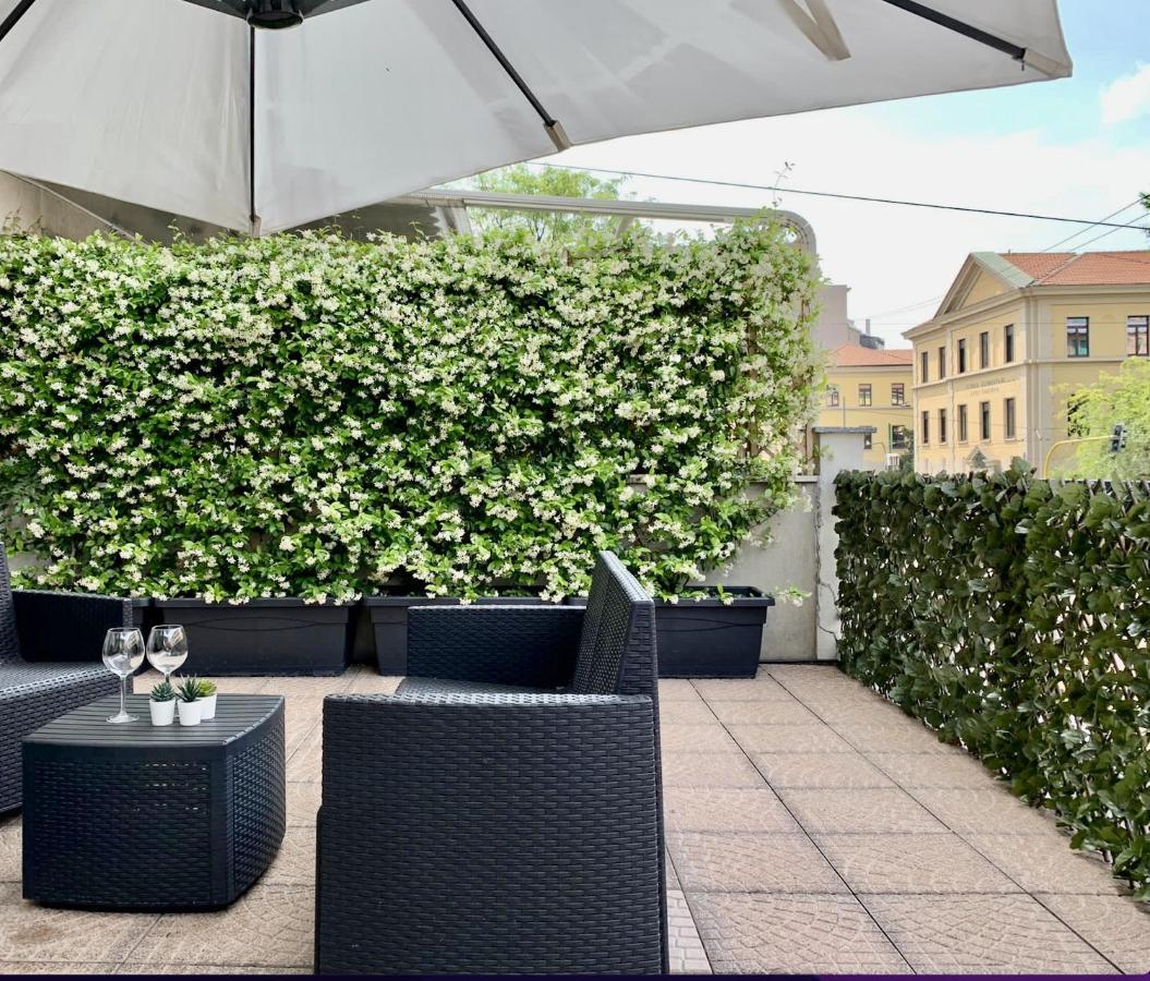 Ferienwohnung Bright Terrace In Milano Exterior foto